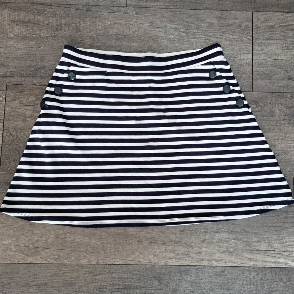 Loft Stripe Flare Sailor Skirt